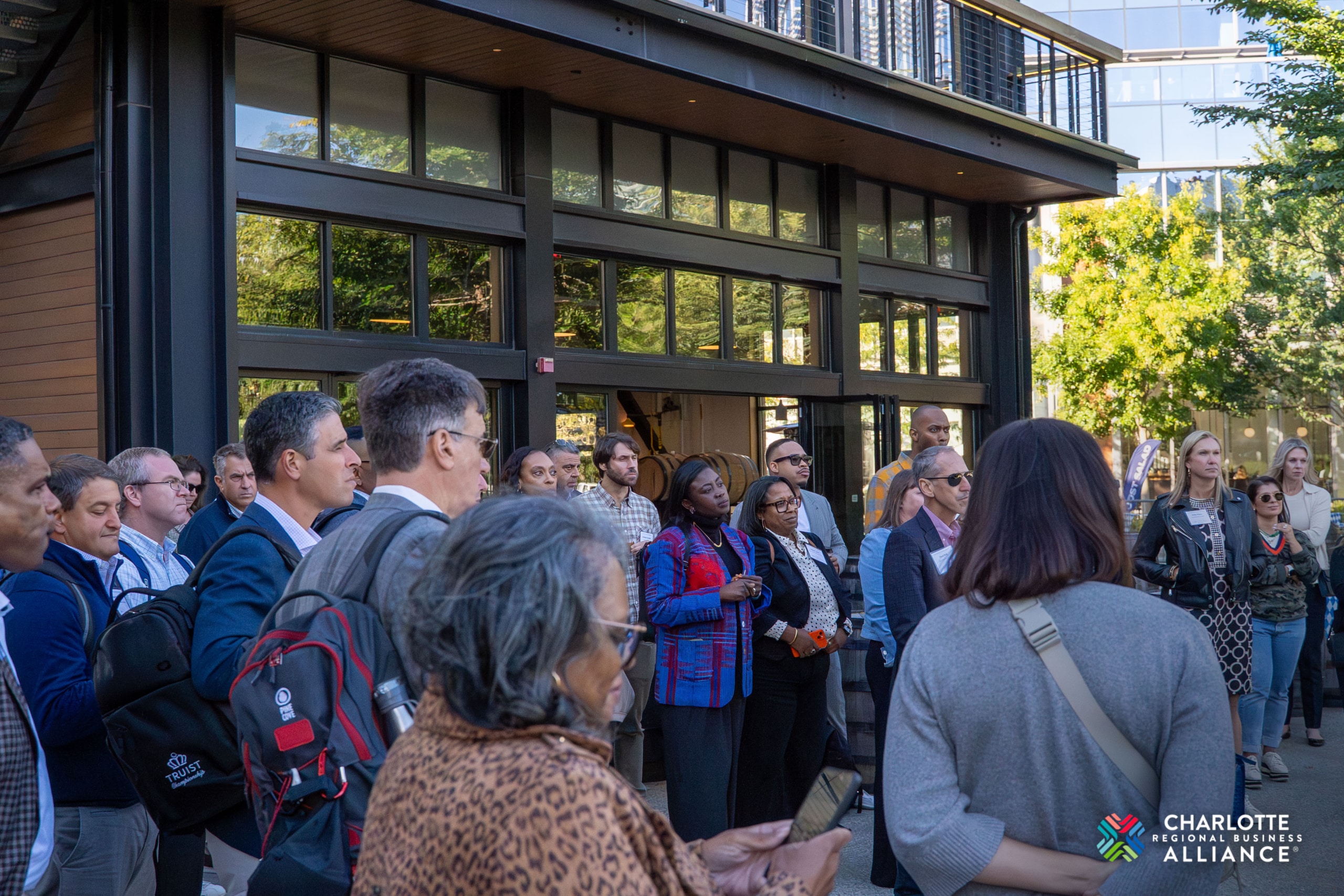 Transportation leaders panel at Faneuil Hall discussing mobility and development.